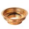 Solid Brass Oil Lamp Expander Collar to Convert from #1 to #2 Burner